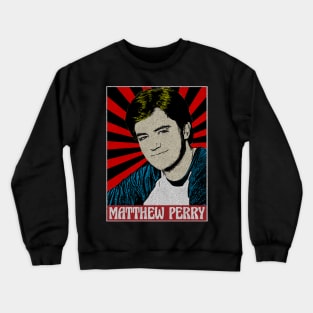 Matthew Perry 80s Pop Art Fan Art Crewneck Sweatshirt